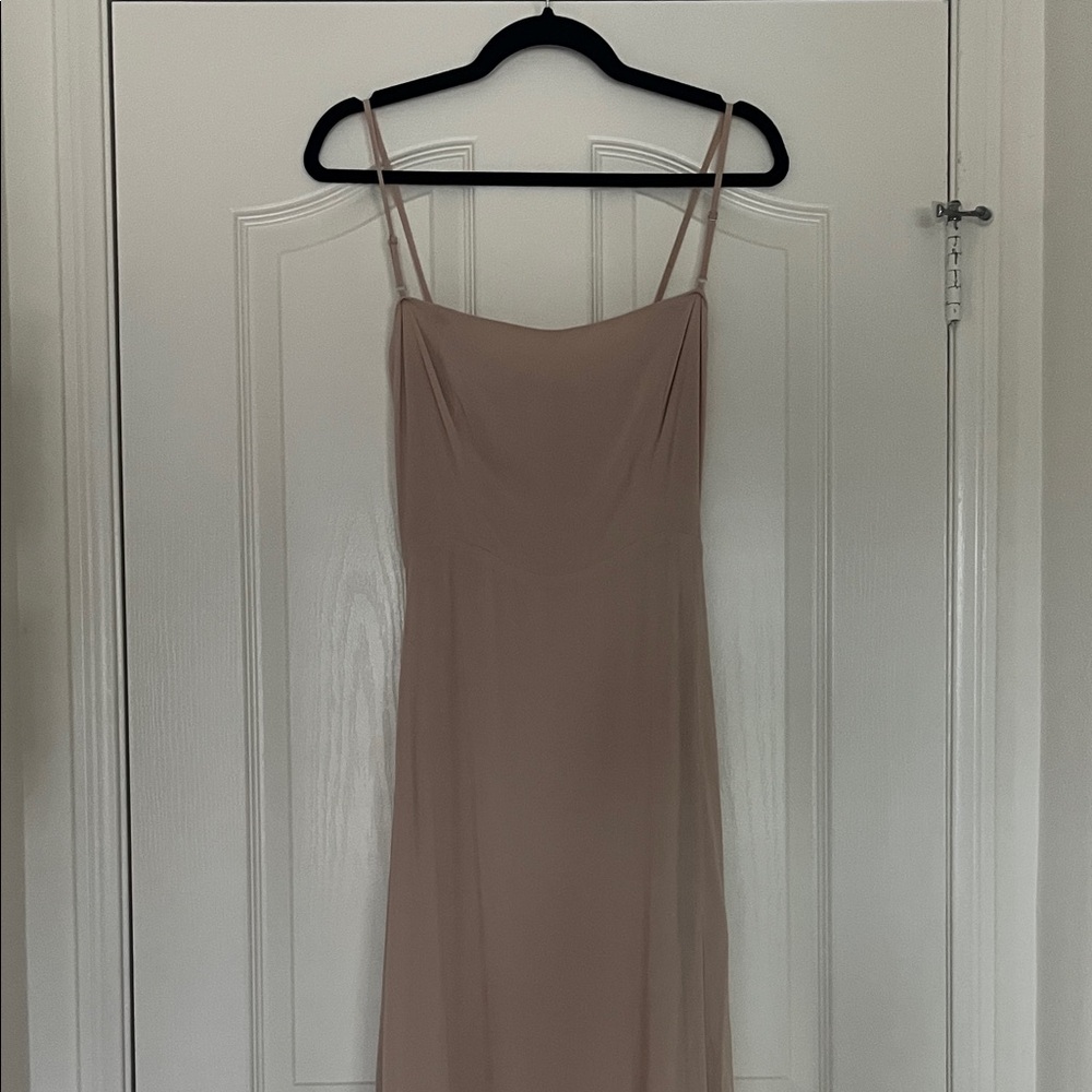 Reformation Ingrid Dress in Champagne - Picture 5 of 14